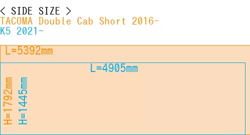 #TACOMA Double Cab Short 2016- + K5 2021-